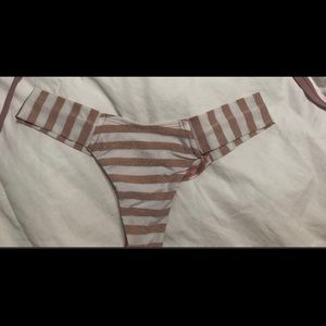 Montce uno pink stripe bottoms